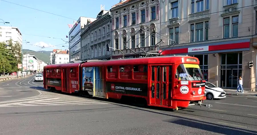 Tranvía de Sarajevo : Horario : Mapa : Paradas : Tarifas